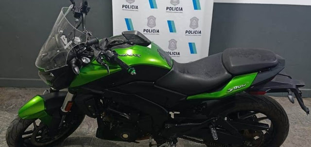 Colisiono en moto y quedó detenido, ya que vehículo era robado
