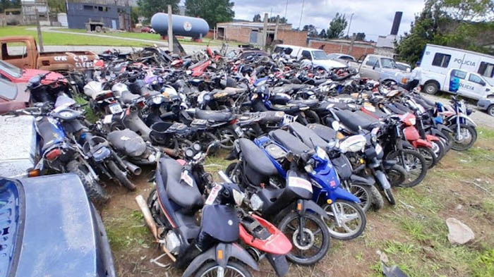 El Municipio compactará las motos retenidas tras los últimos controles