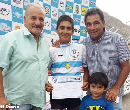 Alan Celentano Campeón Argentino en Ruta