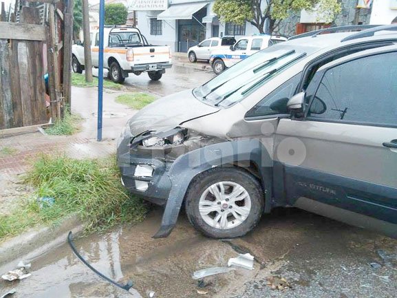Colisión bajo el agua