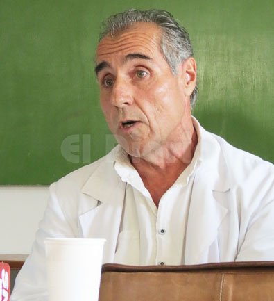 "No hay un plan de salud  en el país y acá tampoco"