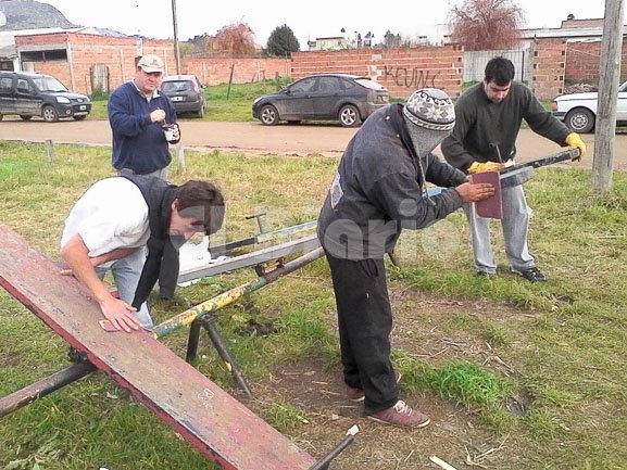 Tarea solidaria  de "La Cámpora"