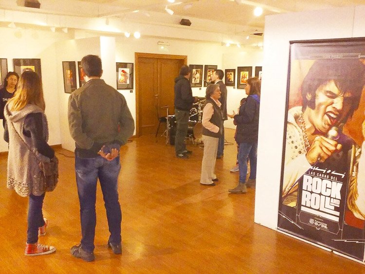 Se inauguró la muestra "Las caras del rock and Roll"