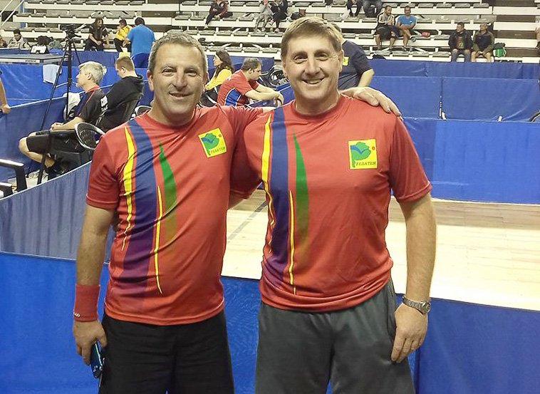 Zabala y Bianchini compitieron en el Argentino Senior 