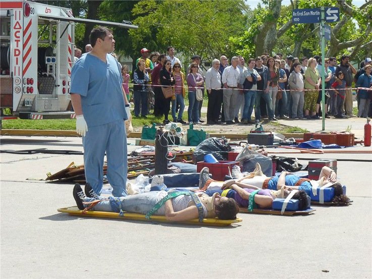 Simulacro en el Hospital