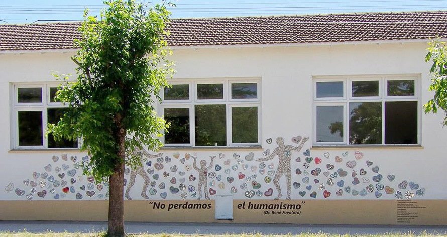 Se inauguró ayer el mural en homenaje  al Dr. René Favaloro