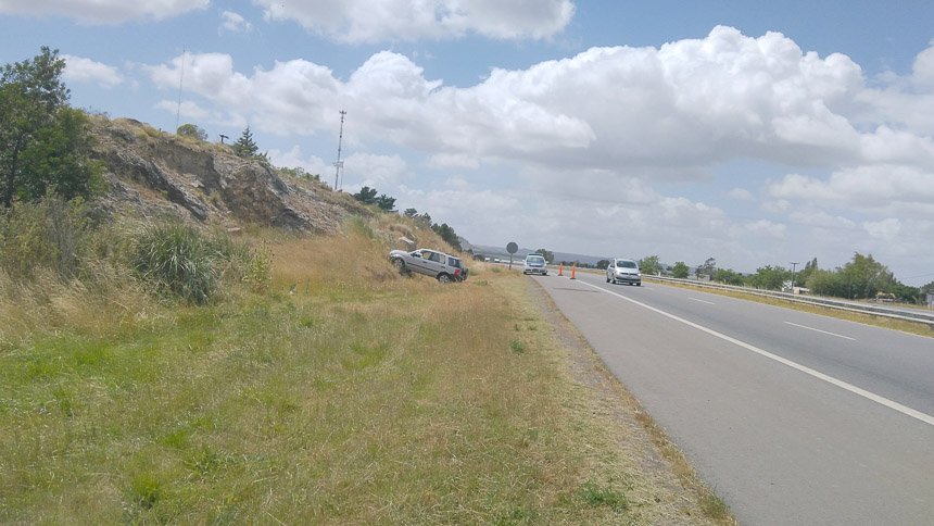 Despiste y susto en la Autovía