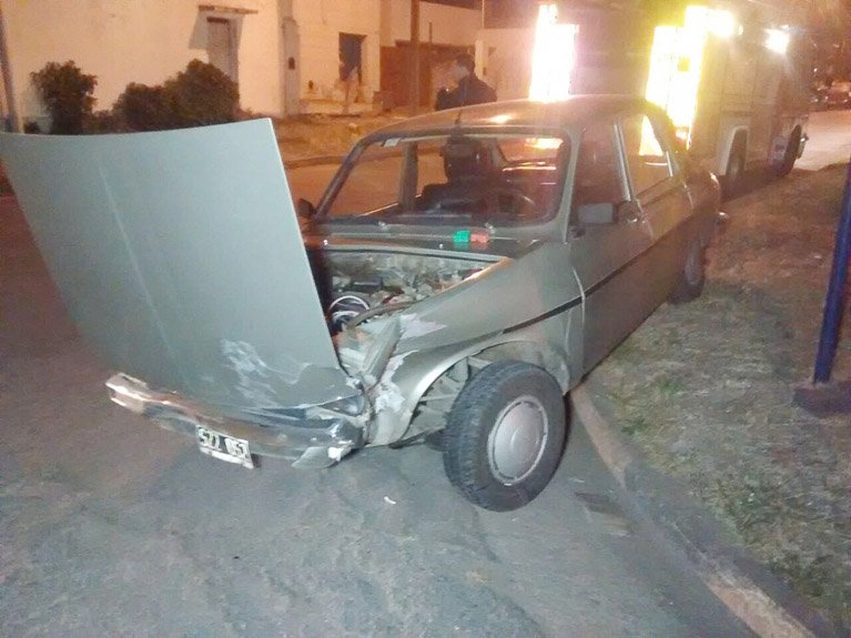 Violento choque en calles 7 y 14