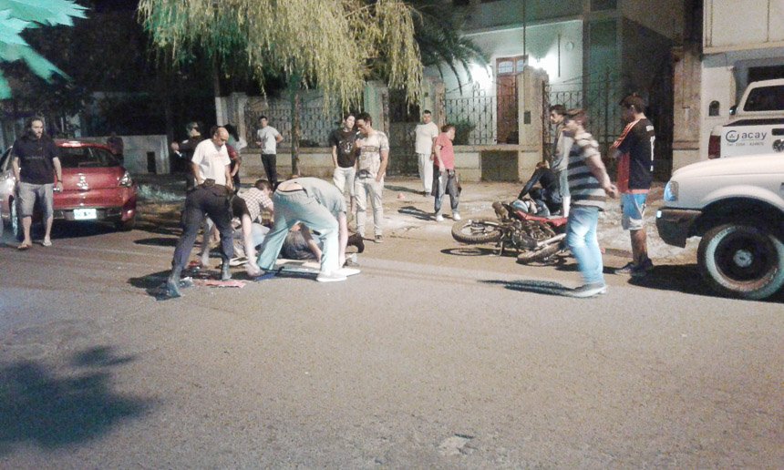 Accidentes en avenidas: tres heridos