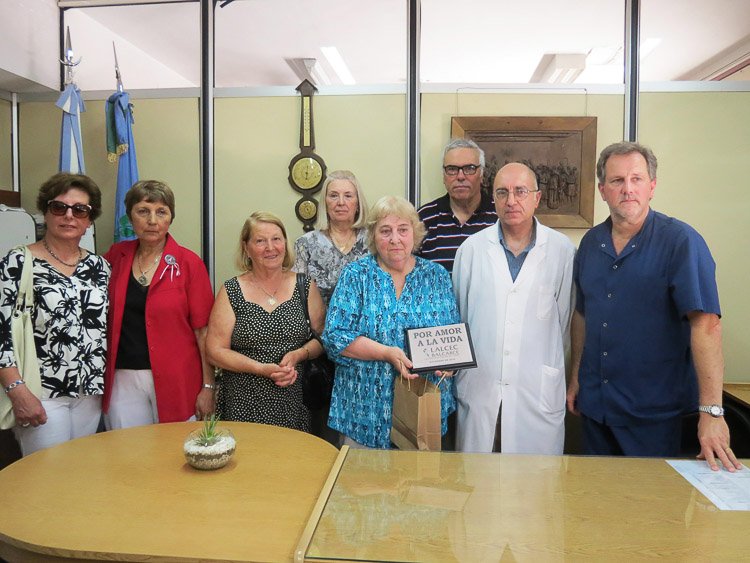Con la donación de LIBALCEC, "se cierra un año brillante en cuanto al apoyo de la comunidad"