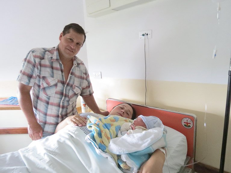 Ramiro Ezequiel, el primer bebé del año