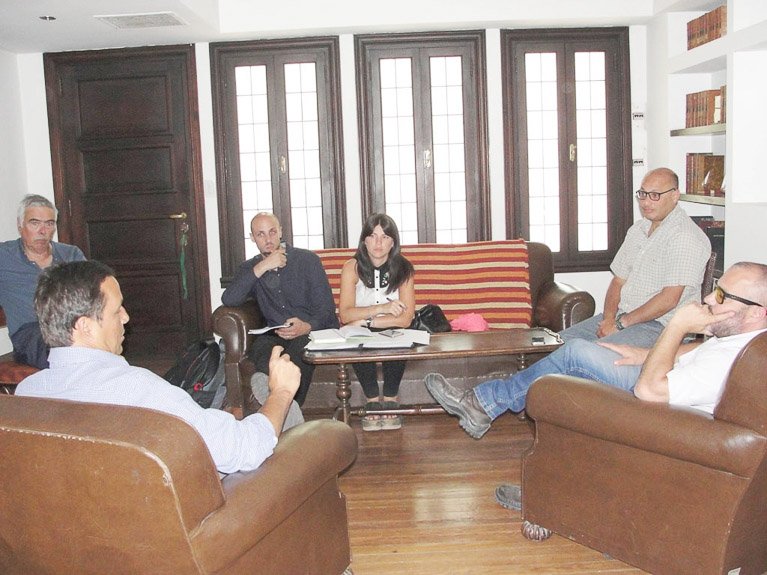 Funcionario provincial evaluó con  el Intendente el avance de las obras