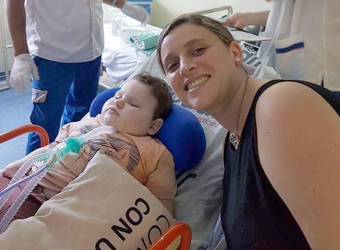 El pequeño Valentino Protti volvió a casa