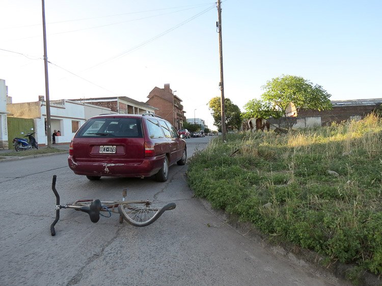Ciclista herido 