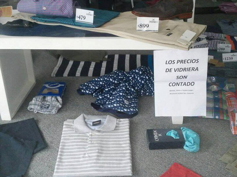 En Balcarce, aún son pocos los comercios que fijan sus precios en las vidrieras