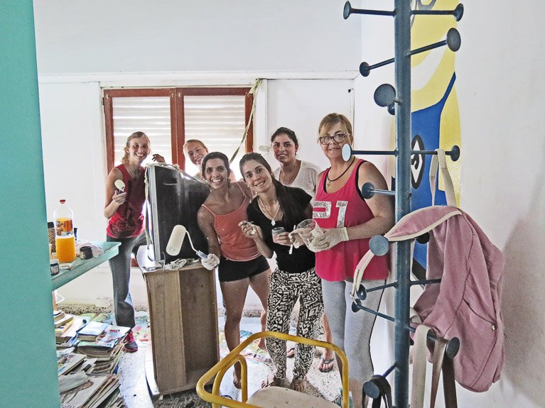 En Protección se respiró la felicidad  de trabajar por un objetivo solidario