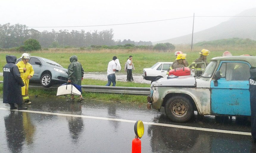 Un muerto y 9 heridos en un choque  múltiple ocurrido en la Autovía 226