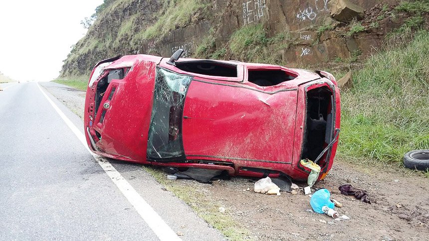 Espectacular vuelco en la ruta 226: un herido
