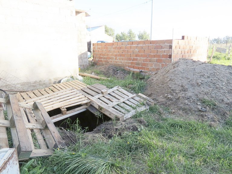 Vecina reclama por una obra inconclusa