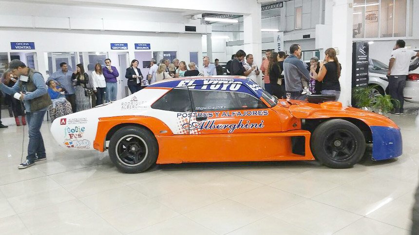 Diego Alberghini presentó la "Chevy" en Necochea