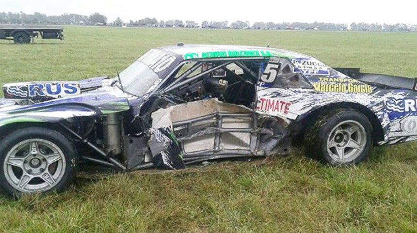 El automóvil de Santiago Mangoni no sirve más 
