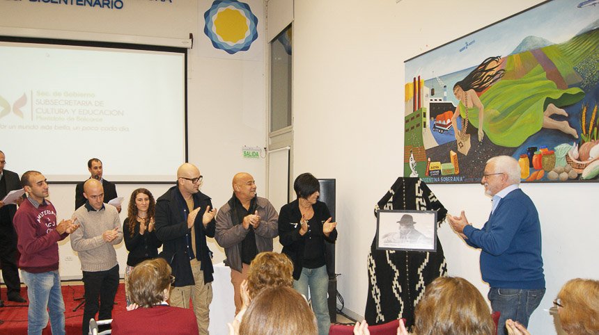 Cálido y emotivo homenaje a   la memoria del "Paisano" Cabrera