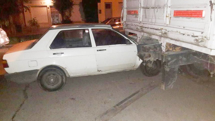 Impactante accidente