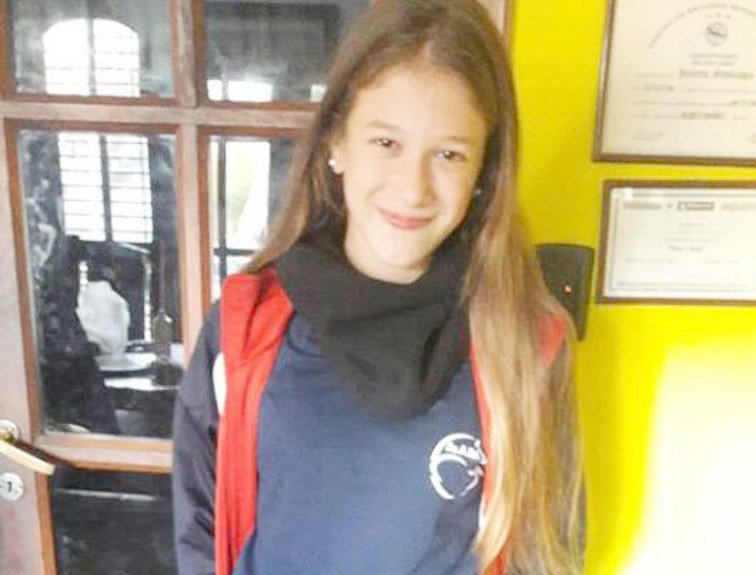 Oriana Palumbo, culminó tercera con la ASABAL