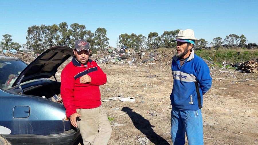 Recicladores protestaron quemando  neumáticos e impidiendo el acceso