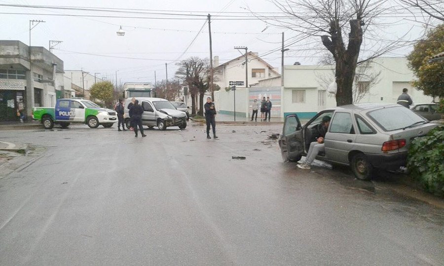 Choque en 28 y 23: un herido