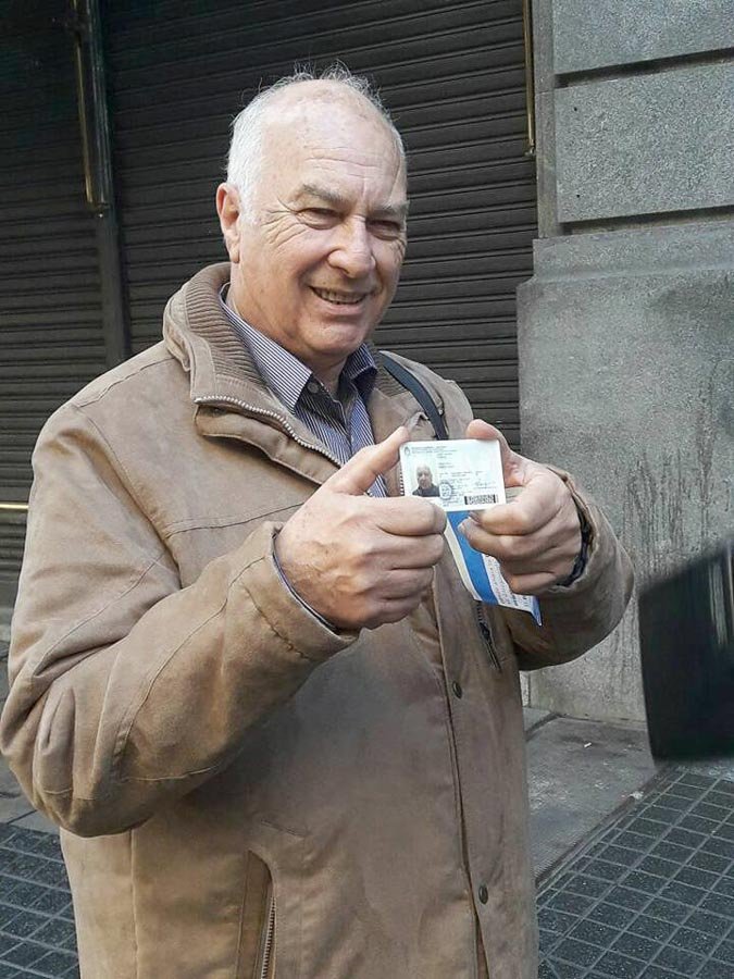 Rubén Fangio ya tiene su DNI rectificado
