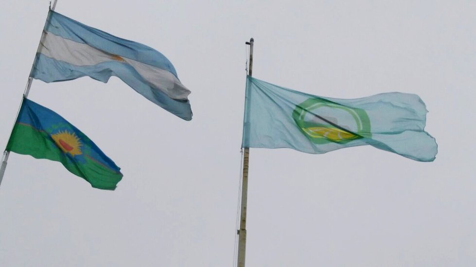 Balcarce ya luce SU bandera 