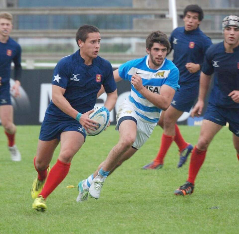 Santiago Gilligan jugó en el amistoso de Los Pumitas M19