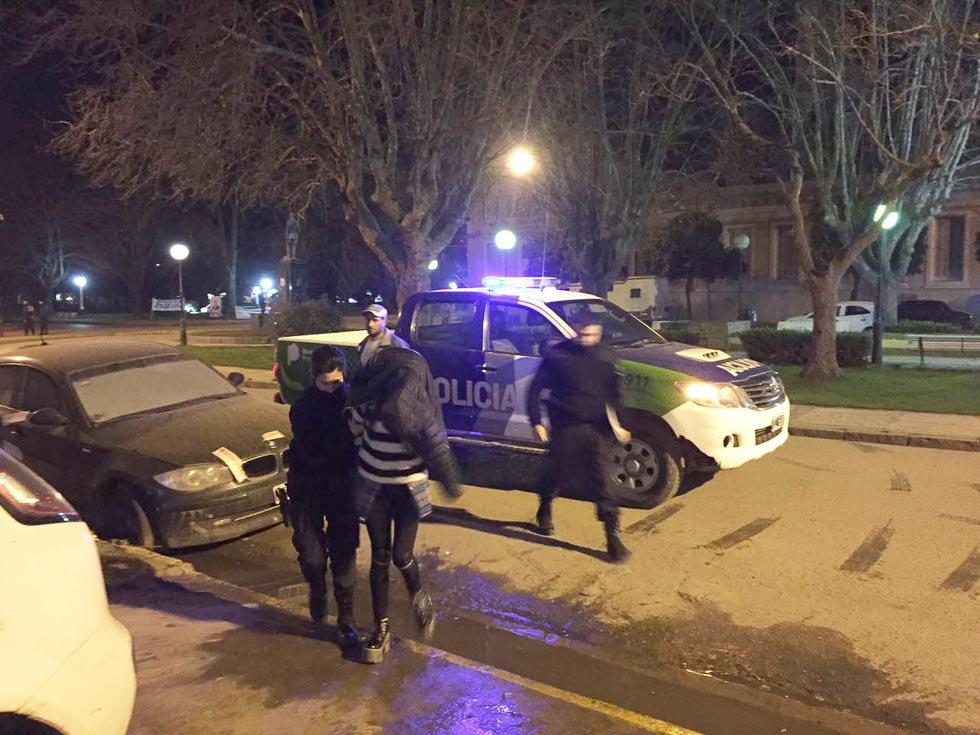 "Mechera" en acción, terminó tras las rejas