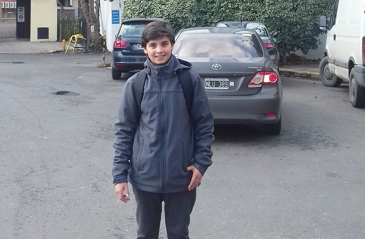 Nicolás Bianchini junto  a la Selección Argentina 