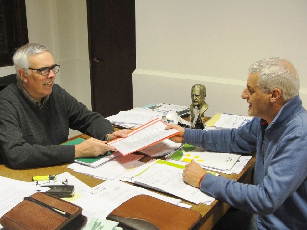 El Municipio recibió la propuesta de Cavuoti 