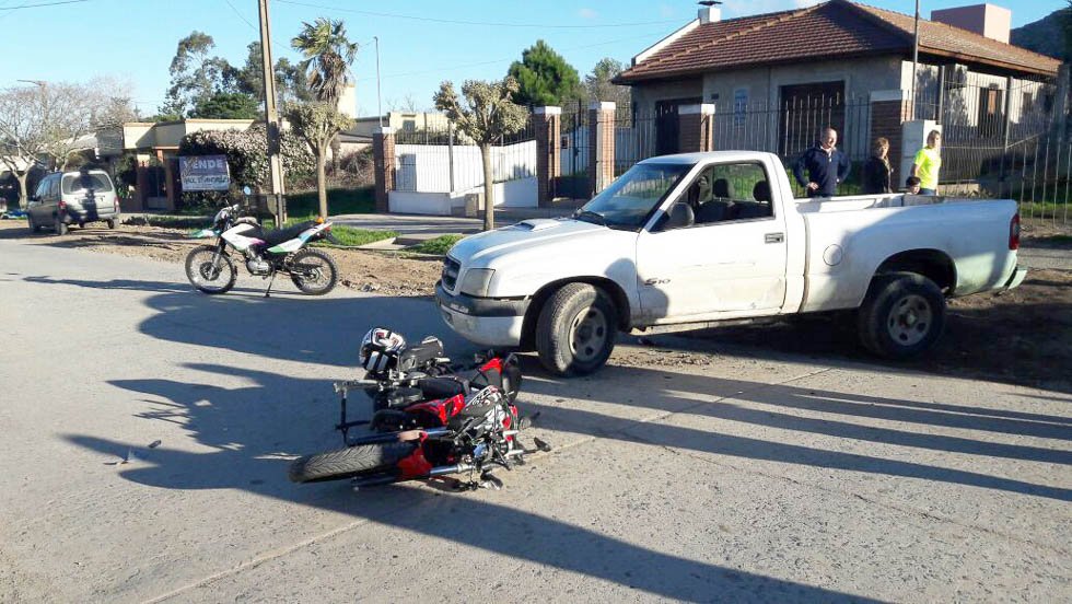 Dos motociclistas, lesionados, al Hospital