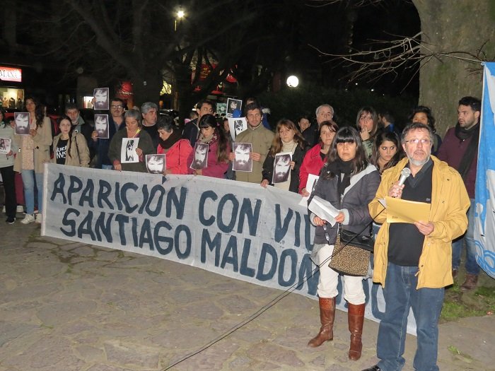 Balcarce reclamó por la aparición con vida de Santiago Maldonado