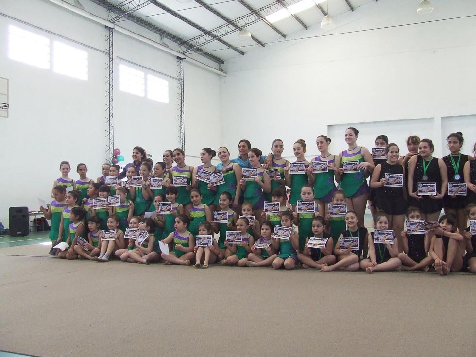 Exitoso torneo de gimnasia rítmica 