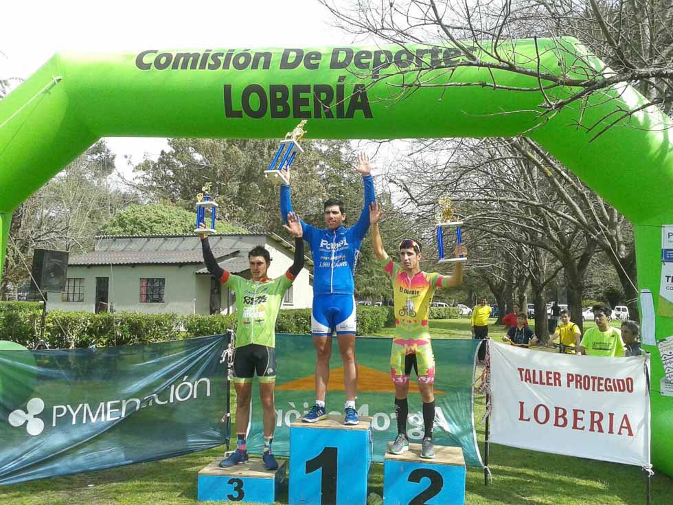 Cristian Giuliano ganó el rural bike de Lobería 