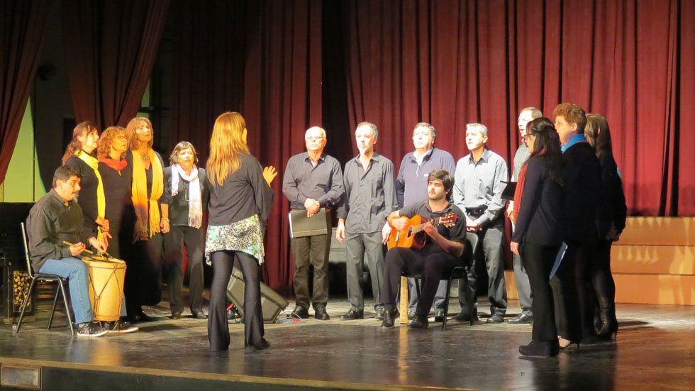 Encuentro coral en  el Teatro Municipal 
