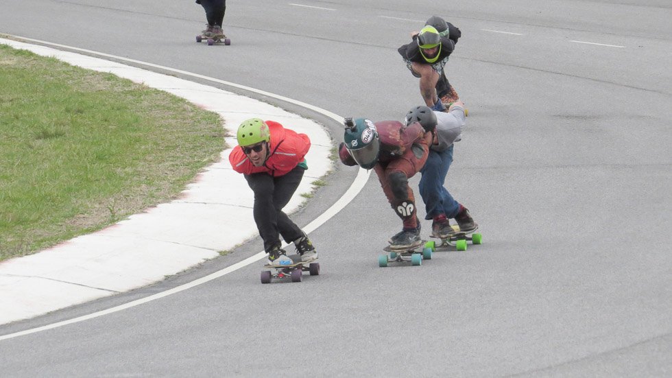 Exitosa jornada de Longbord en el autódromo