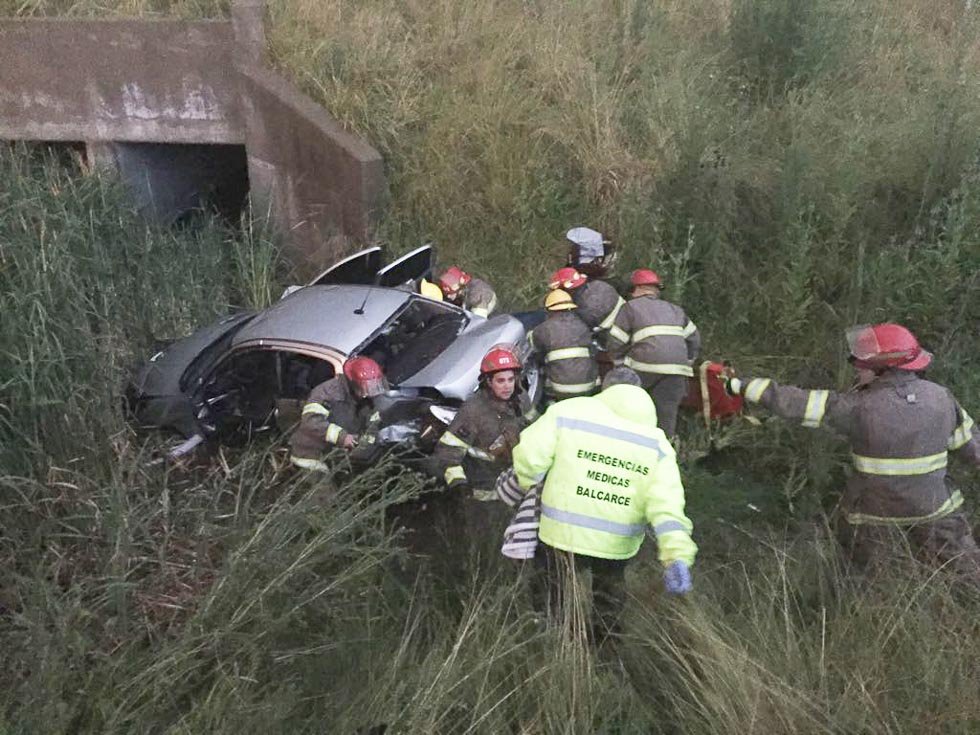 Uno de los accidentados sufrió graves lesiones