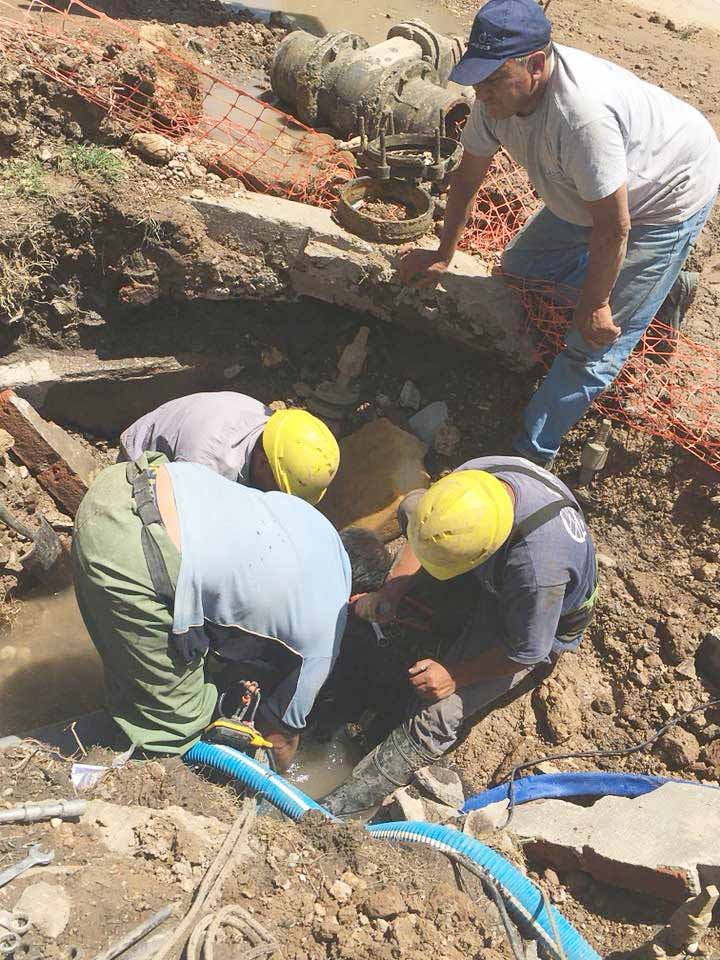 Aguas de Balcarce informó que hará un corte  nocturno para terminar obras de empalme