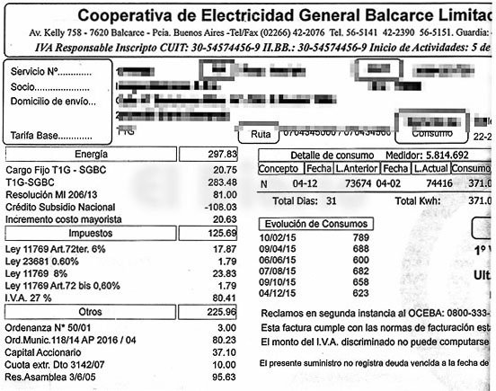 Denuncian "aumento encubierto" en las facturas  de luz con impuestos que "no están vigentes"