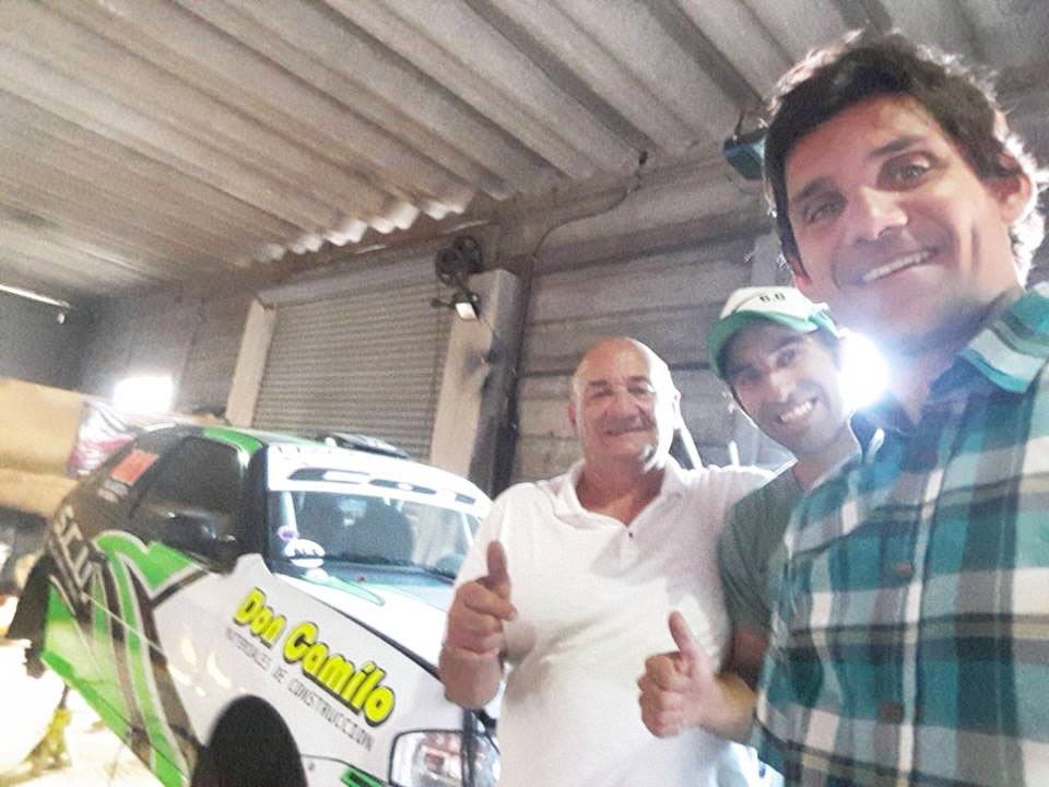 Mariano y Andrés Calamante al Rally