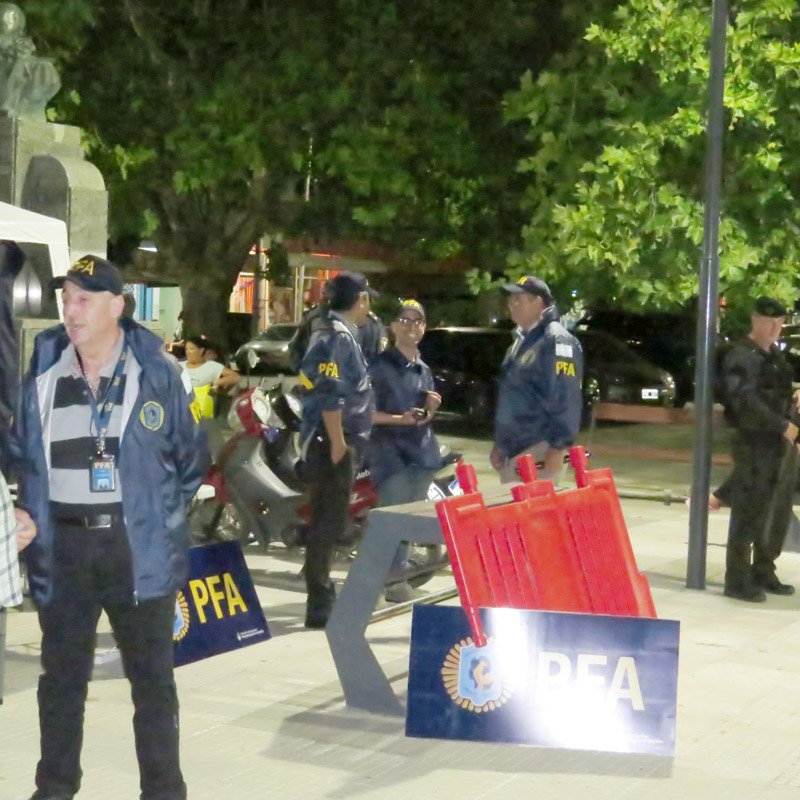 La Policía Federal inició controles en la ciudad