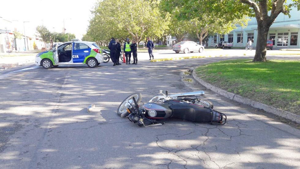 Mañana accidentada en dos avenidas 