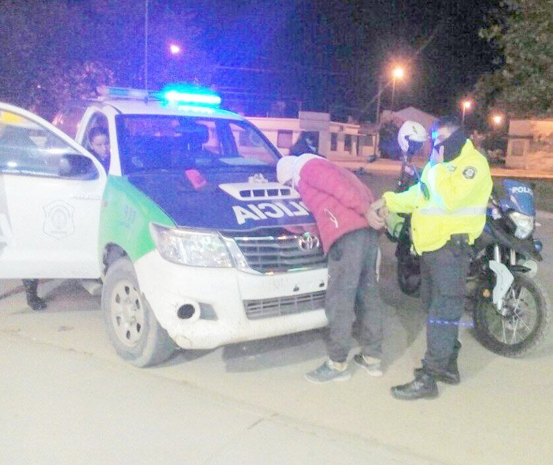 Detenido por violento