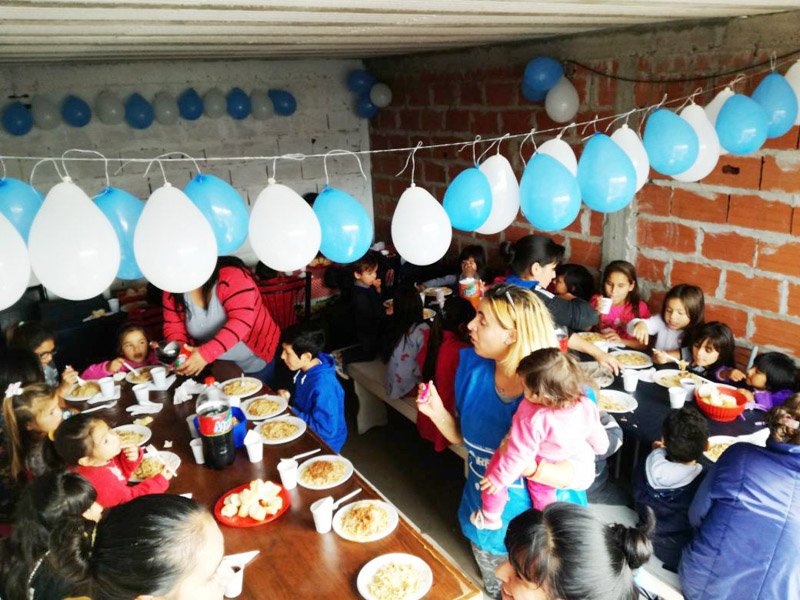 Tallarinada Popular del Movimiento Barrios de Pie